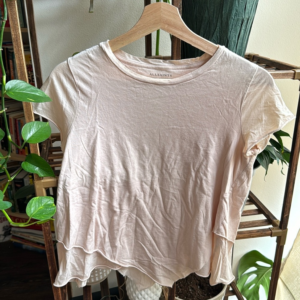 All Saints Women's Pink Top